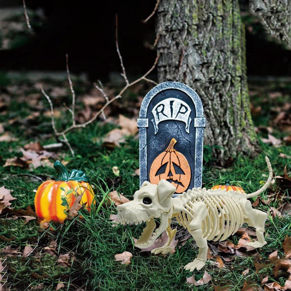 Halloween Decoration Skeleton Decorations Simulated House Haunted Skeleton Scorpions Ornaments I5C2