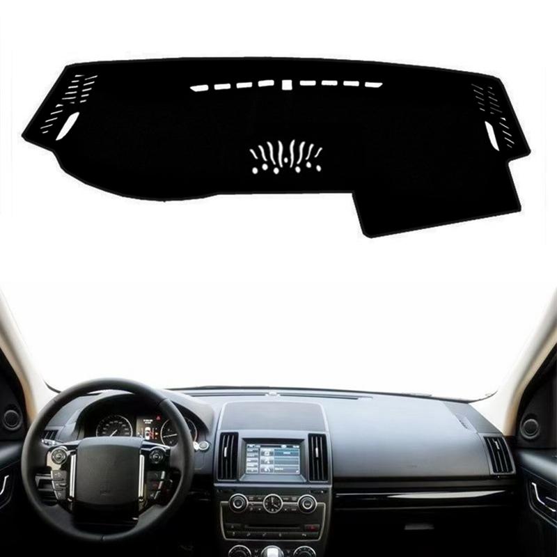 

For Land Rover LR2 Freelander 2 L359 2007-2012 2013 2014 2015 2016 Car Dashboard Cover Mat Anti-UV Dash Sunshield Protect Carpet Black(Red Edge)
