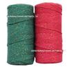 Gold, Silver & Copper Cotton Rope with Gold Thread and Multi-colored Cotton Rope - 100m.
