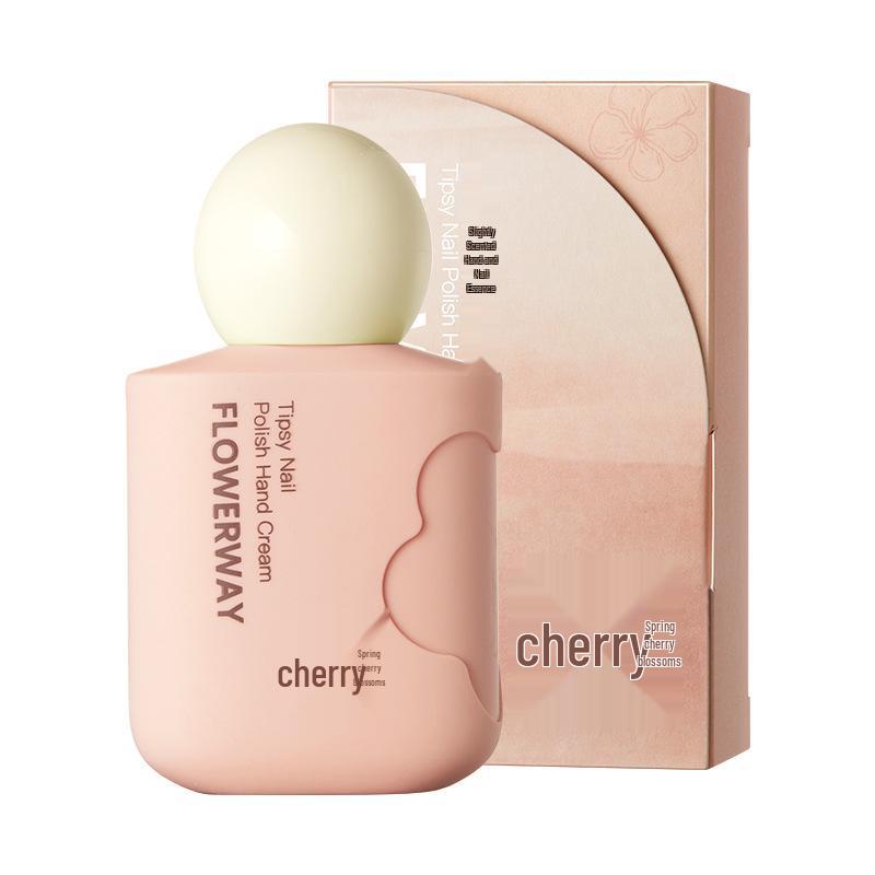 FLOWERWAY Tipsy Fragrant Hand & Nail Essence: Moisturizing, Non-Greasy, Nourishing Portable Hand Cream