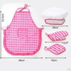 Pieces Hat & Apron with Accessories Kitchen Set