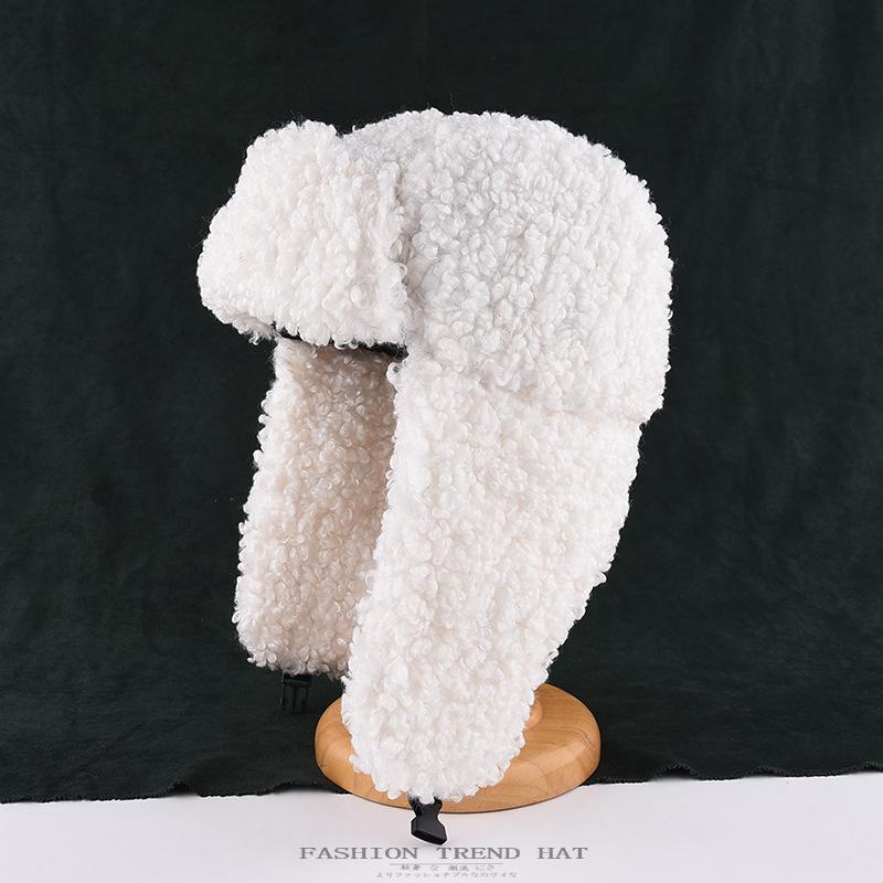 Thunderhead Cap Men's Fall and Winter Warm Cotton Cap Children's Mask Cap Plush Ear Protection Cycling Cap Europe and The United States