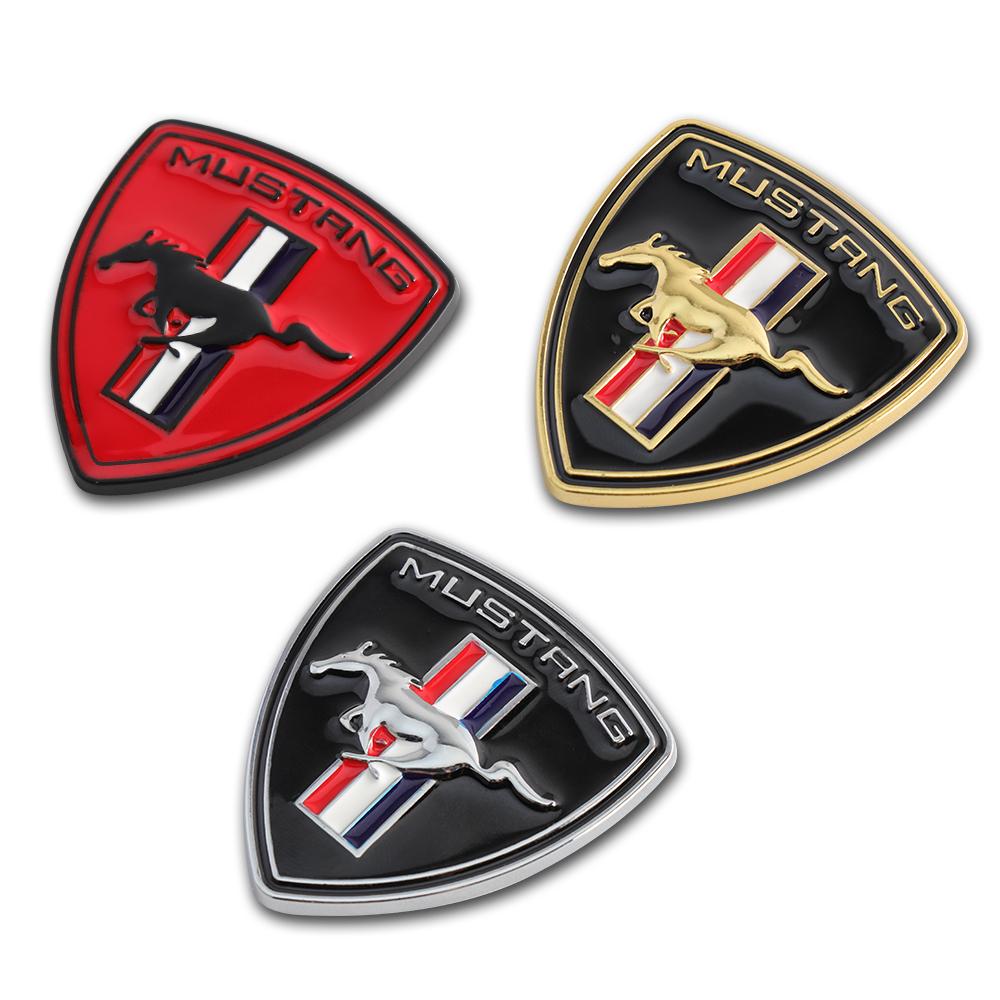 3D Metal Car Body Emblem Sticker Trunk Badge Decoration Decal For Ford Mustang Focus Ranger Fiesta S-max Kuga Mondeo Accessories