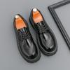 Mocasines de Cuero Elevadores de Altura para Hombre Talla Grande: Zapatos Formales-Casual Modernos y Versátiles
