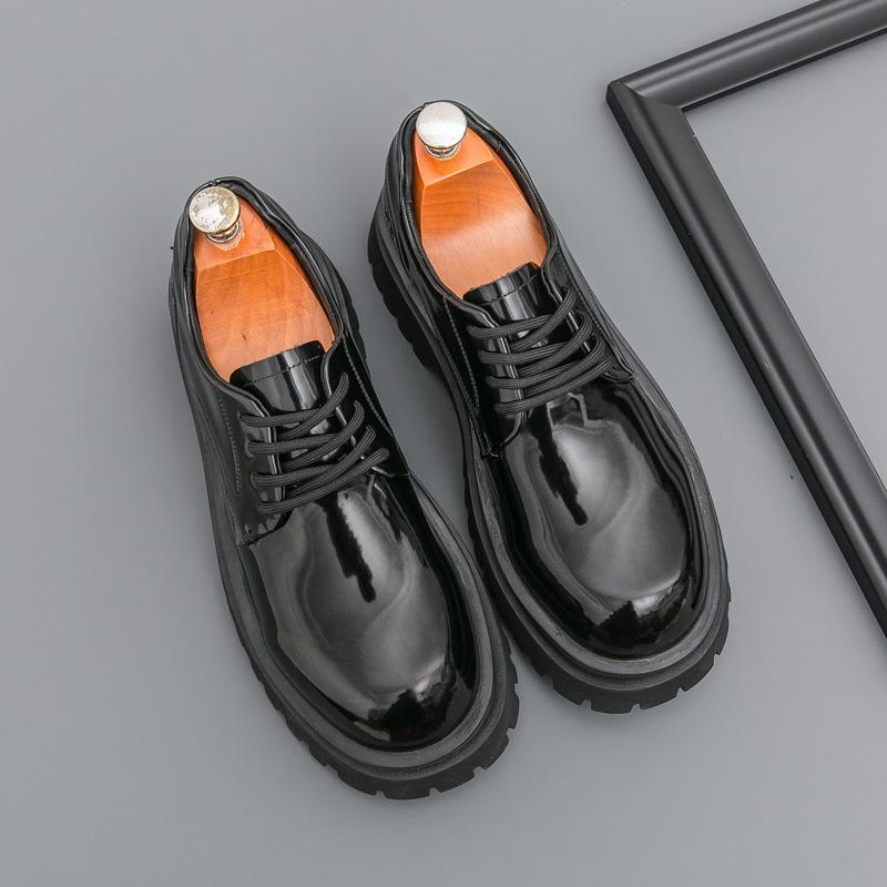 Mocasines de Cuero Elevadores de Altura para Hombre Talla Grande: Zapatos Formales-Casual Modernos y Versátiles