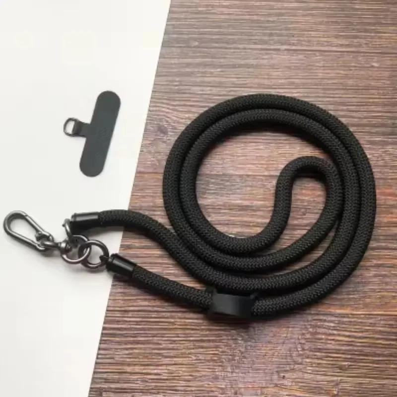 8MMx120CM Adjustable Phone Lanyard Detachable Neck Cord Universal Crossbody Strap for Mobile Phone Case Lanyards Thickness
