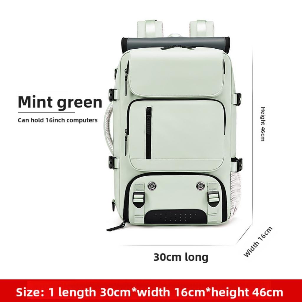 Unisex Ultra Light Large Capacity Travel Backpack, Multifunctional Luggage Bag With Hand & Crossbody Strap For Women Travel And Men Business Trips