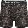 Norfolk & Way Mens Camouflage Cotton Blend Boxer Shorts (Pack of 6)