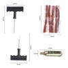 1 Set Tire Tyre Repair Kit Puncture Tubeless Tools Emergency Bike Motorcycle Car Tire Repair Tool Set With Rubber Strips