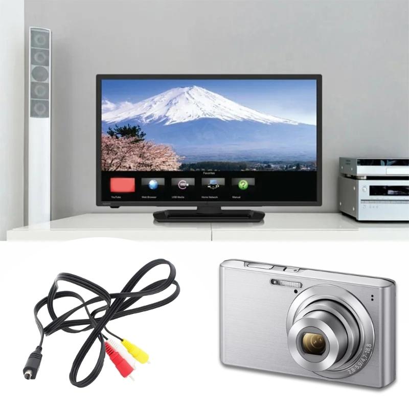 VMC 15FS RCA To 10Pin Port A/V Cable Connect Your Camera To TVorVCR for Clear Video and CrispSound