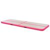 VidaXL Tapis gonflable de gymnastique avec pompe 300x100x10cm PVC Rose