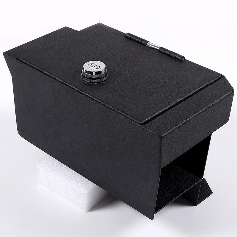 Password Lock Security Safe Box For Toyota Tundra 2025-2025 Aluminum Alloy Armrest Storage Privacy Protection Car Accessories