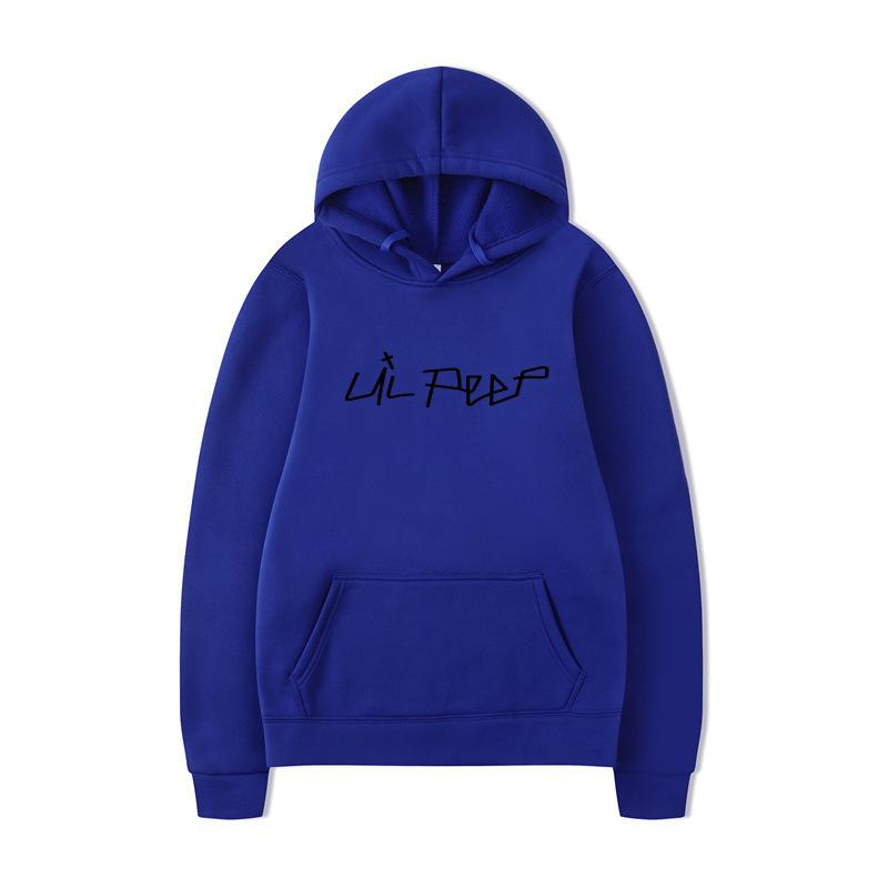 Hot Search Street LilPeep Hooded Crew Neck Sweater Hooded Sweater