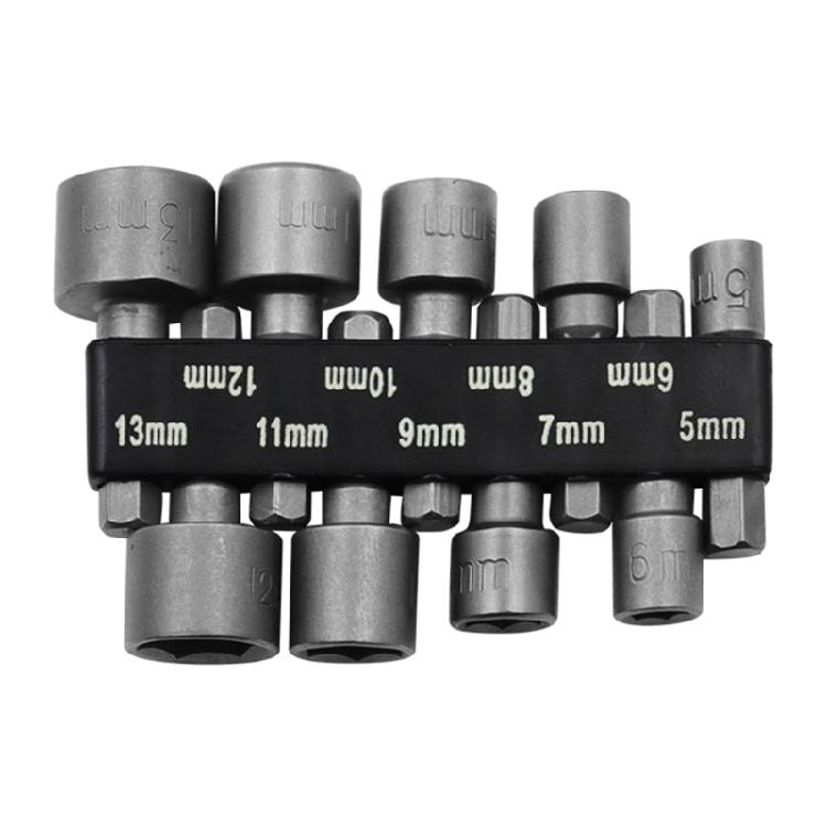 9/14Pcs Driver Hexagonal Power Nut Driver Drill Bit Tool Socket Wrench Set for Pneumatic Screwdriver Accessories