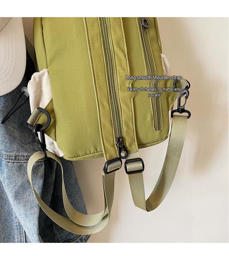 Plecak i torba crossbody unisex w bloku kolorów na sporty outdoorowe