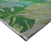 Tapis salon feuilles vert multicolore 160x230