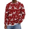 Men's Christmas Neck Pullover Sweatshirt