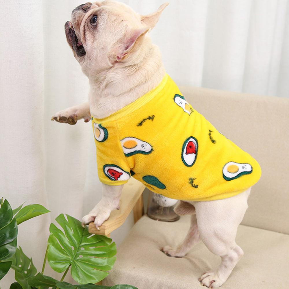 Drăguț cu imprimeu pentru câini de talie mică, haină cu glugă, vestă, iarnă, haine calde pentru animale de companie, pentru buldog francez, hanorac Shi-Tzu, cățeluș, pisică, jachetă pentru animale de companie.