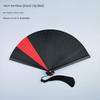 Cut Out 5-Inch Chinese Style Chinese Ancient Style Red and Black Folding Fan