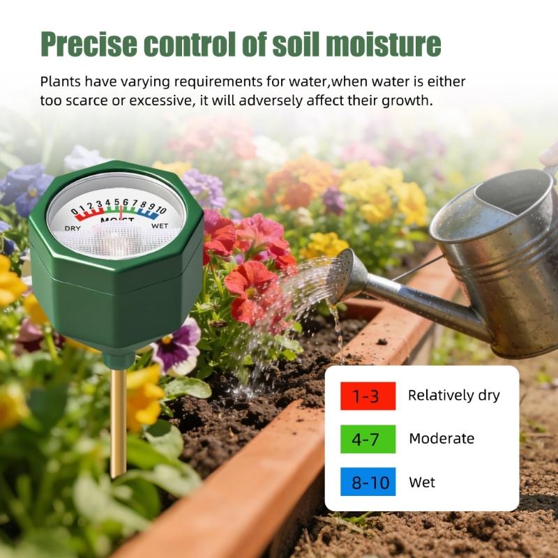 Efficient Single Pin Soil Tester Essential Tool For Garden Enthusiasts Crop Growers Indoor Outdoor Soil Moisture Meter