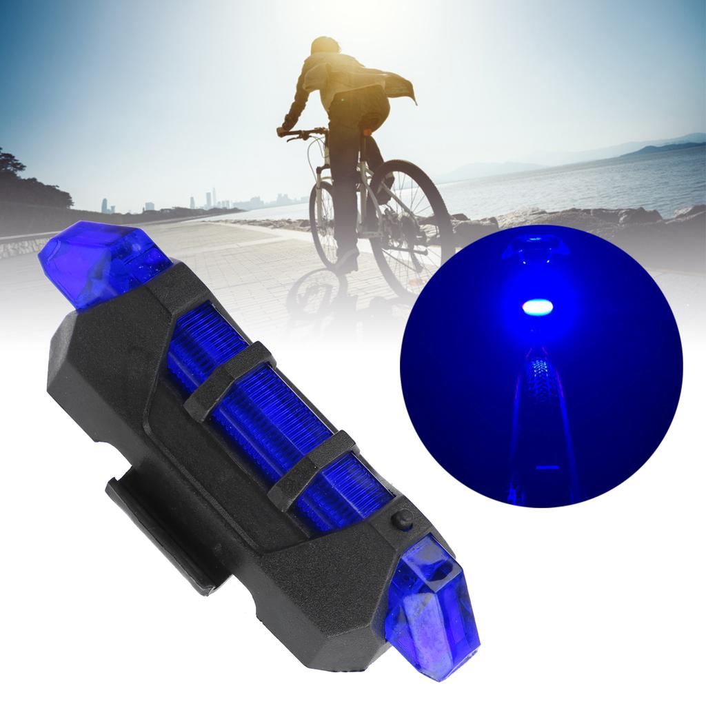 USB Rechargeable Wat proof Tail Light Cycling Rear LED Warning Light Cycling Accessory