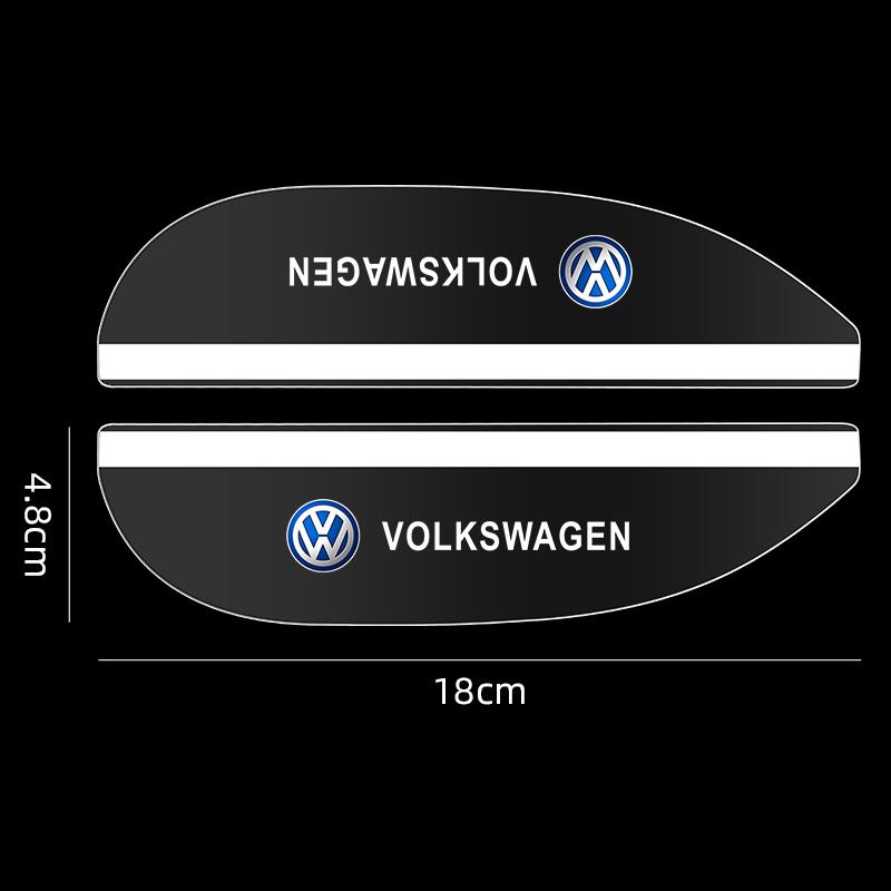 Für VOLKSWAGEN VW Auto Rückspiegel Regenaugenbraue Regenschutz Abdeckung Auto Rückspiegel Sonnenblende Für Volkswagen VW Polo Tig