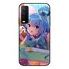 Cute Konosuba Anime Girl Phone Case For VIVO Y95 Y93 Y31 Y20 V19 V17 V15 Pro X60 NEX Soft Black Phone Cover