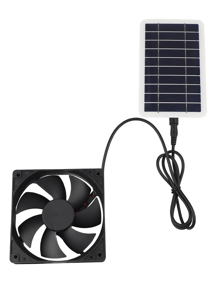 159x94mm Solar Panel Fan USB Output Port Waterproof And Weather-resistant Compact And Portable EVA Lamination Process For RVs