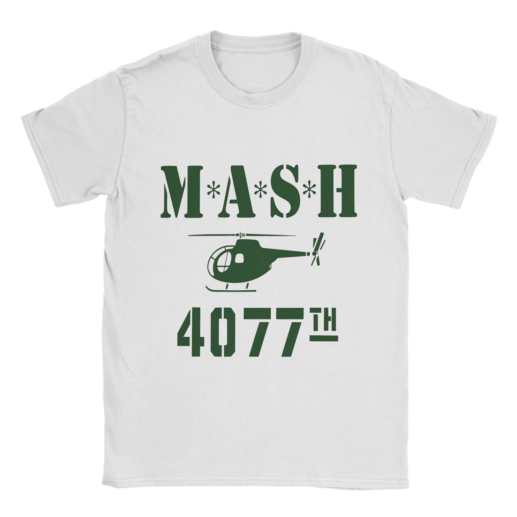 

MASH 4077 Cotton T Shirt For Adult Summer Vintage T Shirts Comfortable Hipster Tees Oversize Hot Sale Tops - Men s Summer C... S разноцветный