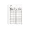 Double-Sided Warehouse Inventory and Material Card