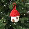 Handmade Christmas Tree  Pendant Santa Claus Mini Woolen Decor Premium Hanging Ornament  Versatile
