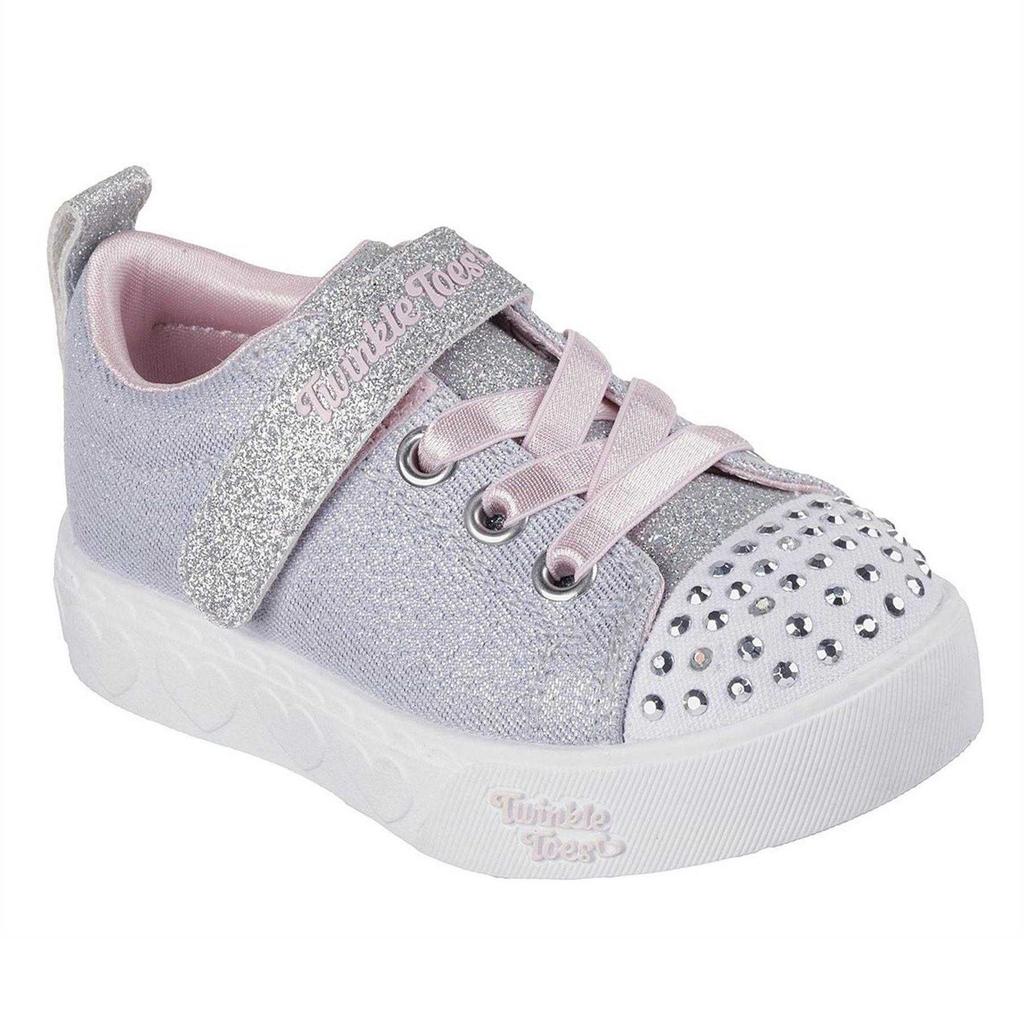 Skechers Girls Twinkle Toes Glitter Light Up Trainers