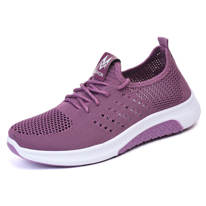 Women's Summer Mesh Shoes: Breathable, Fashionable, Casual Sports Sneakers for Middle-Aged & Elderly