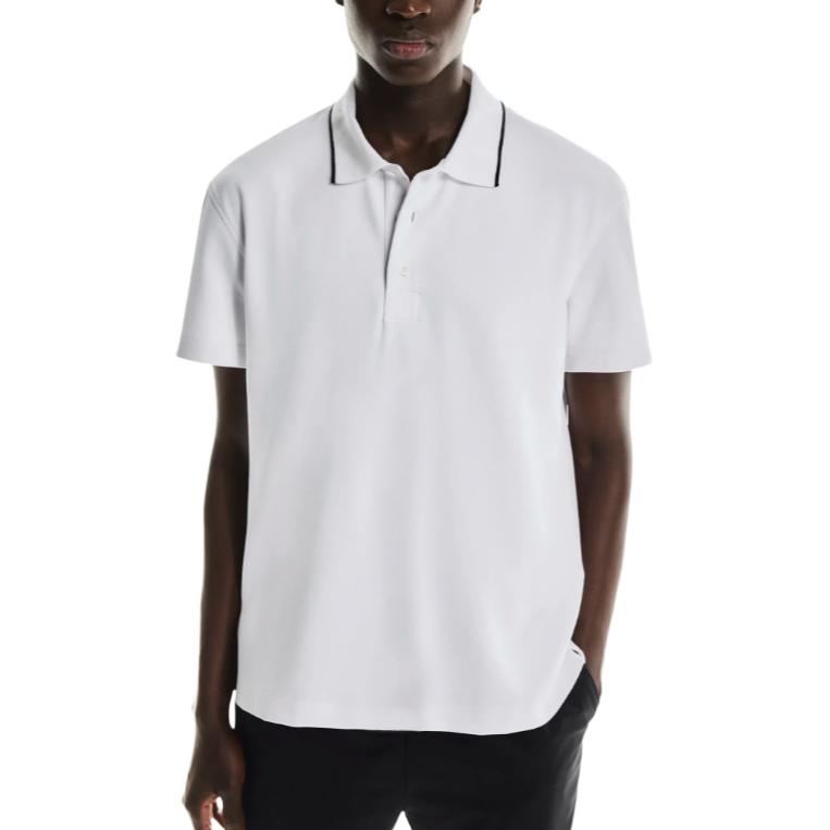 

На трибунах Вязаная Fashi Универсальная спортивная рубашка поло Мужские топы 1MF30390069 S