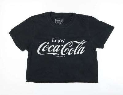 Coca-Cola Unisex Zwart Grafisch T-shirt M