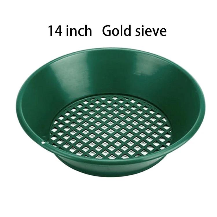 10/14/15 inch Hot Sale Plastic Gold Pan Basin Nugget Mining Pan Dredging Prospecting River Tool Wash Gold Panning Equipment