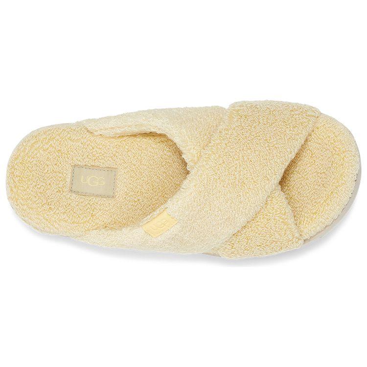 UGG Suede Plaid Cross Fashion Sandals Women sandals Banana-Pudding 1126385-BPDD