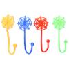10Pcs Stretchy Sticky Toys Soft TPR Stretchable Colorful Spider Web Wall Climbing Toy Stress Relief Fidget Toys Squishes Stretchy Sticky