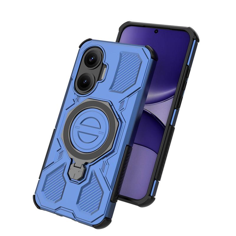 

Magnetic Phone Cover For Xiaomi Poco F7 5G Case Xiaomi Poco F7 Cover Shockproof Magsafe Wireless Charging Case Xiaomi Poco F7 Poco F7 синий