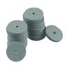 Pack of 20 Abrasive Polishing Pads 20mm for Mini Drill Grinder with 2.3mm Shaft for Metal Conditioning and Detail Work