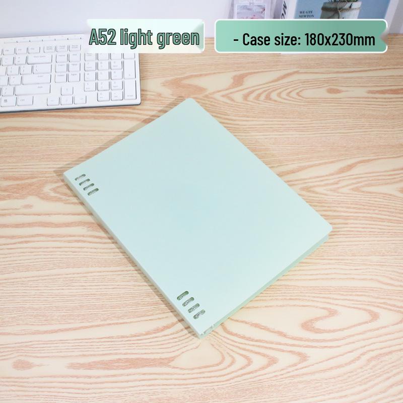 Gradient Non-Scratch Loose-Leaf Push-Pull Binder - B5/A5 Coil Notebook