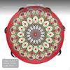 8measure Tambourine, Hand Drum, Musical Instrument for children, Dance Prop Rainbow 20cm