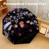 Portable Auto Folding Umbrella,Jujutsu Kaisen 8 Rib Waterproof Umbrella For Camping Commute
