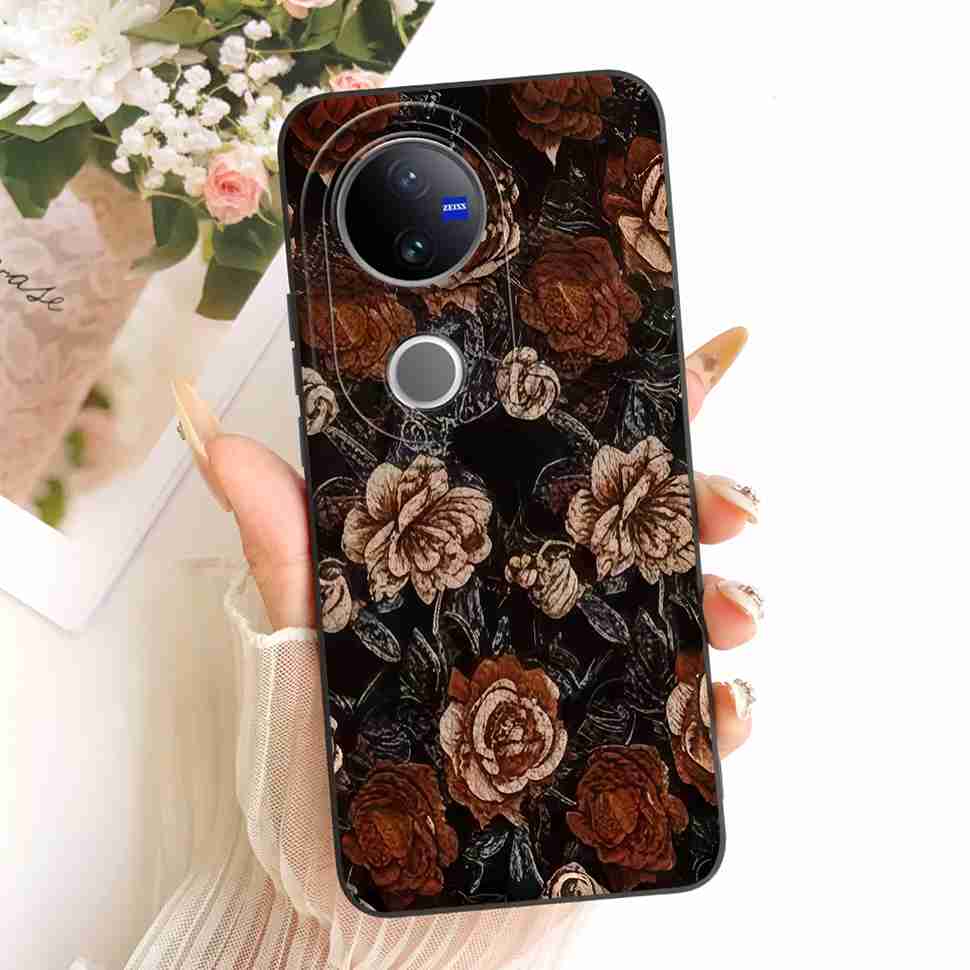For VIVO V50 5G Case Luxury Silicone Shockproof VIVOV50 5G V2427 Casing Colorful Cartoon Soft Protective Shell Cell Phone Case