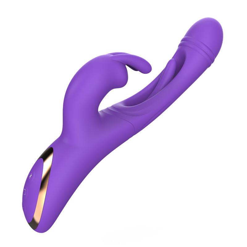 Female Freya Tongue Flapping Multi Frequency Vibrator Flicking Rabbit Massage Stick Adult Sexuality Products