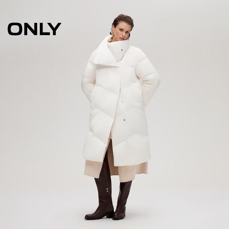 Only Women's 2025 Winter Loose-Fit Long Down Jacket