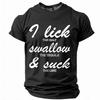 Casual Men's Letter Print T-shirts Clothes Oversized Loose O-neck Short Sleeve T-shirt New Daily Breathable T Shirt For Men