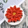 Poinsettia Christmas Flower Silicone Sugarcraft Mold Resin Tools Cupcake Baking Mould Fondant Cake Decorating Tools