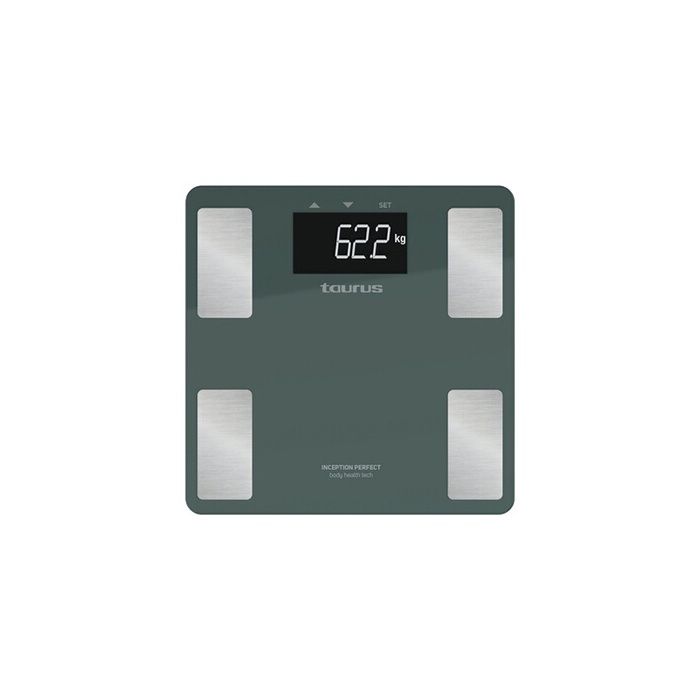 Pèse-personne - TAURUS - INCEPTION PERFECT - Gris - 200 kg - Electronique