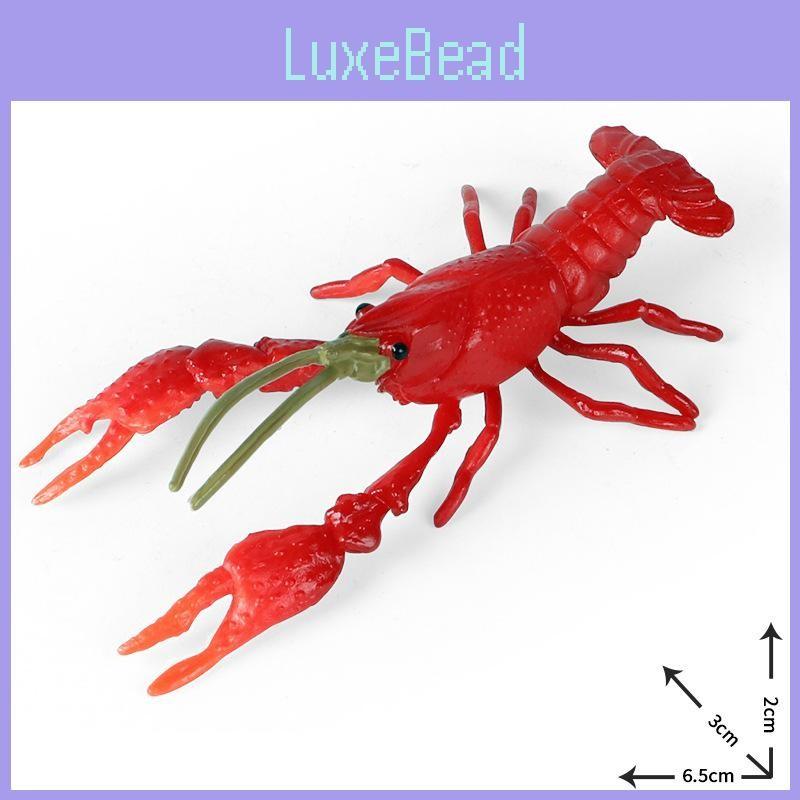 Animal Marine Model Plastic Red Claw Lobster Decor Toy For Kids Gift Learning